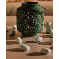 Ceramic Lantern Green 