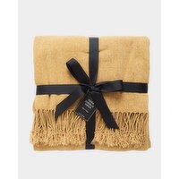 Terra Chenille Throw Ochre 