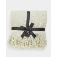 Woven Dot Throw Mint
