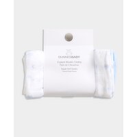 Muslin Cloths - Pack Of 3 Baby-Blue