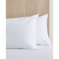 Luxury Percale Standard Pillowcase - Pack Of 2 White 