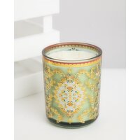 Carolyn Donnelly Eclectic Bascilicum Large Decal Candle Green