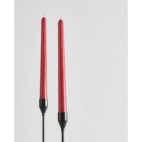 Tapered Dinner Candle - Pack Of 6 Red 