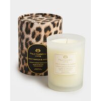 Paul Costelloe Living Round Boxed Morning Dew Candle Black