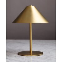 Helen James Considered Cone LED Lamp Brass 