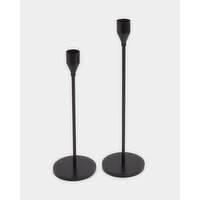 Tall Dinner Candle Holder Black S
