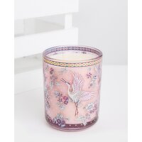 Carolyn Donnelly Eclectic Lilac Fields Large Decal Candle Light-Pink