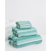 Carolyn Donnelly Eclectic Popcorn Bath Towel Blue Bath