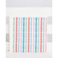 Carolyn Donnelly Eclectic Scalloped Paper Napkins - Pack Of 20 Multi