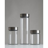 Neven Maguire Glass Storage Containers Sless-Steel S