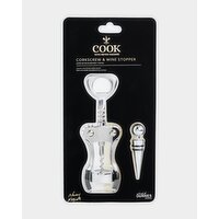 Neven Maguire Corkscrew & Wine Stopper Set Sless-Steel Sless-Steel 
