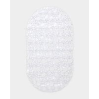 PVC Slip-Resistant Bath Mat Clear 