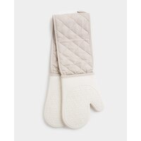 Double Silicone Oven Glove Natural