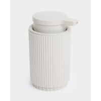 Ribbed Soap Dispenser Stone 