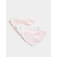 Muslin Bib - Pack Of 3 Pink