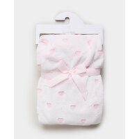 Hearts Blanket Light-Pink