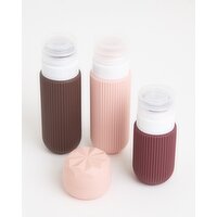 Travel Cosmetic Bottles - Pack Of 4 Multi 