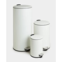 Soft Close Pedal Bin Cream 3l