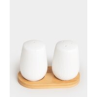 Salt And Pepper Shaker Set White 