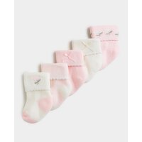 Nursery Tot Socks - Pack Of 5 Ditsy 3-5.5