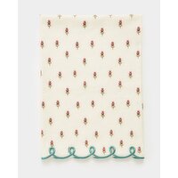 Carolyn Donnelly Eclectic Scallop Tea Towel Light-Pink