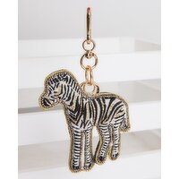 Carolyn Donnelly Eclectic Beaded Keychain Multi