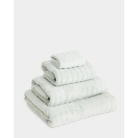 Ribbed Cotton Bath Sheet Light-Green Sheet