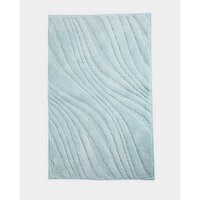 Wave Bath Mat Blue 