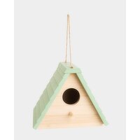 Bird House With Slanted Roof Multi