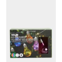 Solar Coloured Party Lights Multi