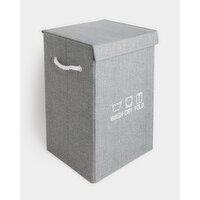 Collapsible Hamper Darkgrey 