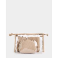 Vanity Bag - Pack Of 3 Mocha 