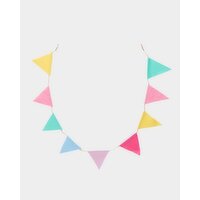 Coloured Jute Bunting Multi 