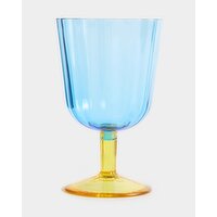 Two Tone Goblet Blue 
