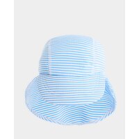 Striped Swim Hat Blue 1-3 Yrs