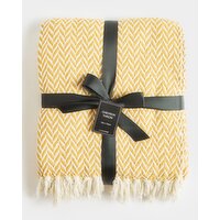 Zig-Zag Chevron Throw Yellow 