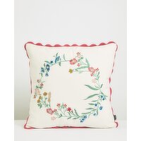 Carolyn Donnelly Eclectic Embroidered Cushion Multi