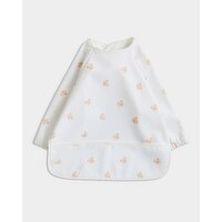 Bear Dribble Bib Beige