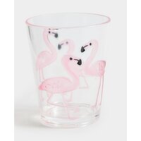 Flamingo Tumbler Clear 
