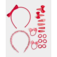 Hair Accessories Set Red