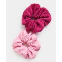 Large Scrunchies - Pack Of 2 Pink