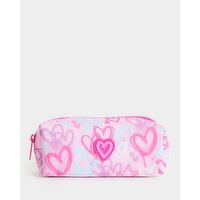 Heart Pencil Case Pink