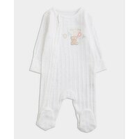 I Love Daddy Two-Way-Zip Sleepsuit Cream 3-6 Mths