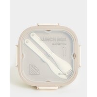 Square Multi-Section Lunch Box Natural
