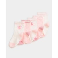 Baby Design Socks - Pack of 5 Rose 6-8.5