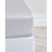 "Egyptian Cotton Deep Fitted Sheet - Single " Grey Single