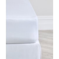 Egyptian Cotton Deep Fitted Sheet - Double White Double