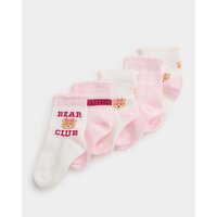 Baby Design Socks - Pack of 5 Pink 6-8.5
