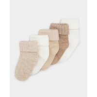 Baby Tot Socks - Pack of 5 Multi 3-5.5