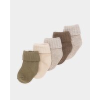 Baby Tot Socks - Pack Of 5 Multi 0-2.5